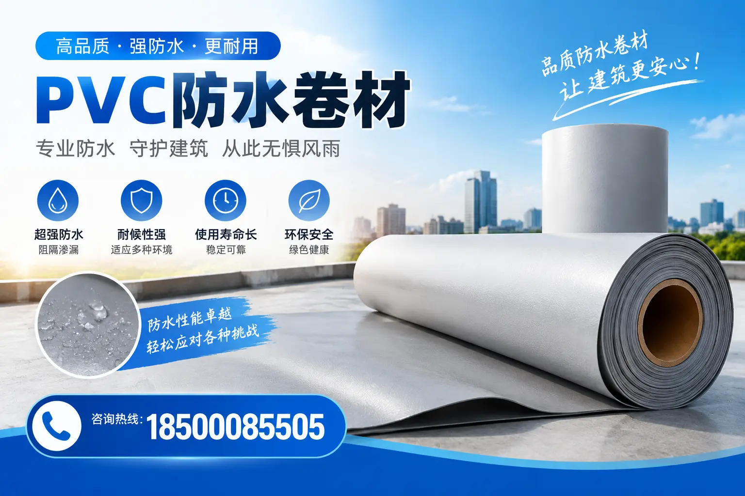 如何选择高质量的PVC防水卷材？大兴安岭消费者必看指南